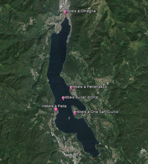 Hôtels du lac d'Orta