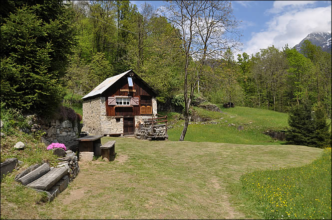 Paysage de la région de Baceno