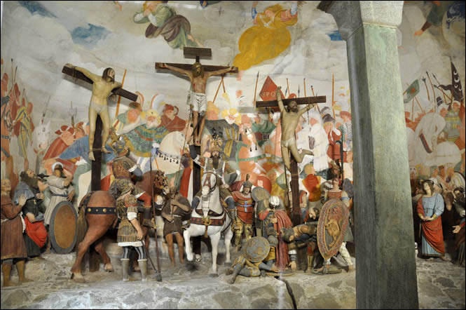 Scène de la crucifixion